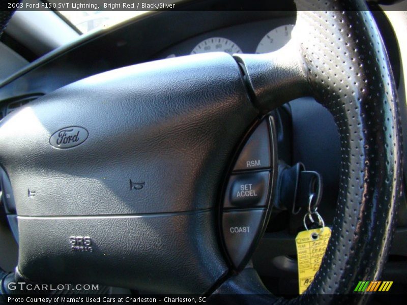 Bright Red / Black/Silver 2003 Ford F150 SVT Lightning