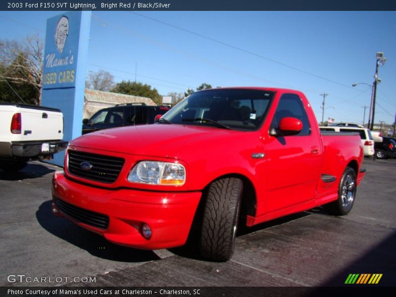 Bright Red / Black/Silver 2003 Ford F150 SVT Lightning