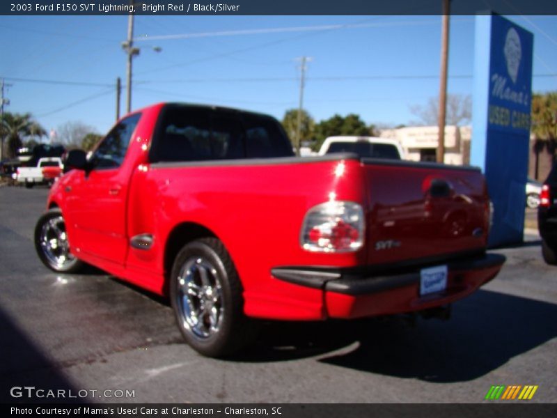 Bright Red / Black/Silver 2003 Ford F150 SVT Lightning