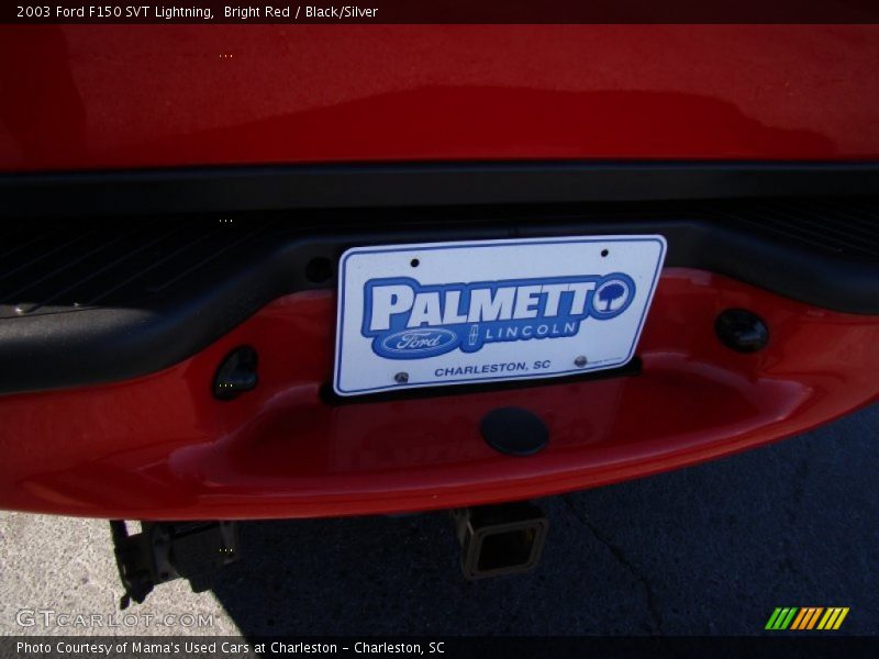 Bright Red / Black/Silver 2003 Ford F150 SVT Lightning