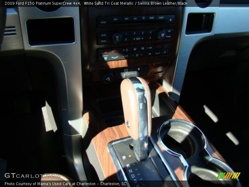 White Sand Tri Coat Metallic / Sienna Brown Leather/Black 2009 Ford F150 Platinum SuperCrew 4x4