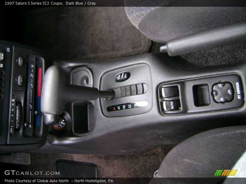 Dark Blue / Gray 1997 Saturn S Series SC2 Coupe