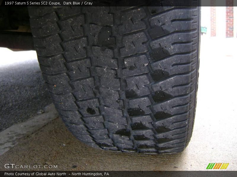 Dark Blue / Gray 1997 Saturn S Series SC2 Coupe