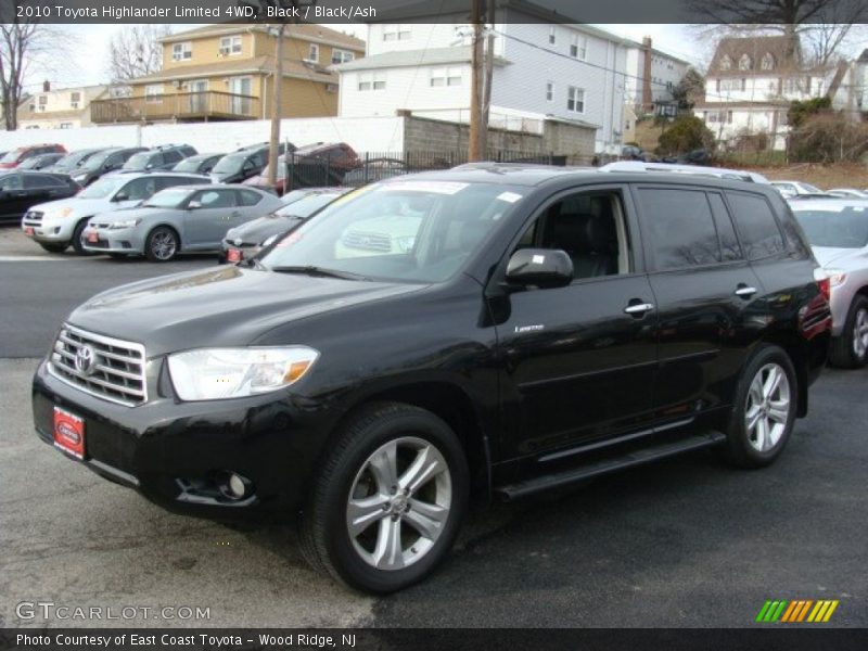 Black / Black/Ash 2010 Toyota Highlander Limited 4WD