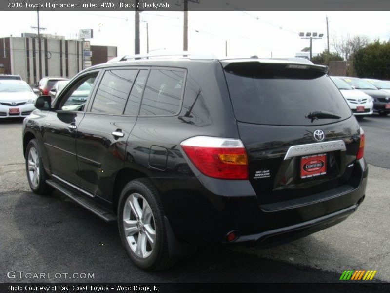 Black / Black/Ash 2010 Toyota Highlander Limited 4WD
