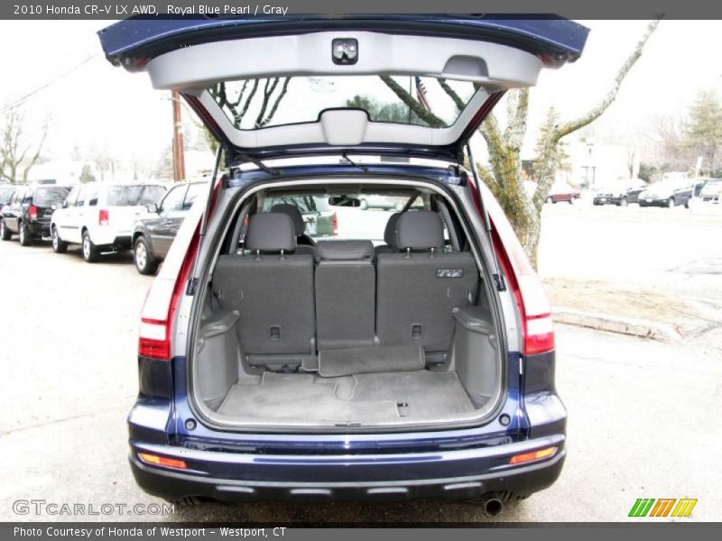 Royal Blue Pearl / Gray 2010 Honda CR-V LX AWD