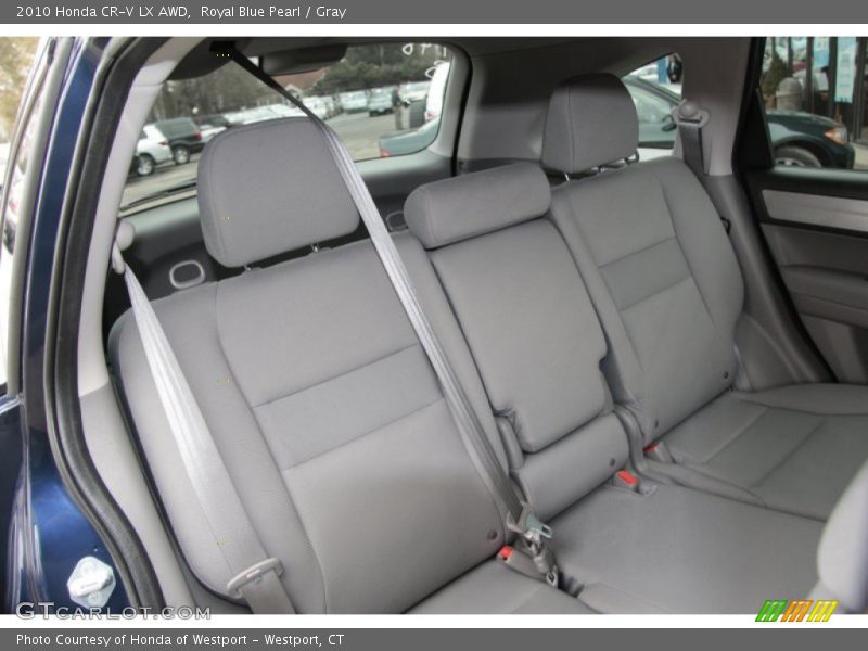 Royal Blue Pearl / Gray 2010 Honda CR-V LX AWD