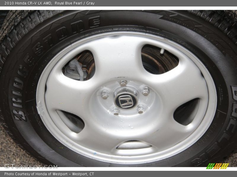 Royal Blue Pearl / Gray 2010 Honda CR-V LX AWD