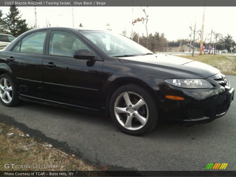 Onyx Black / Beige 2007 Mazda MAZDA6 i Touring Sedan