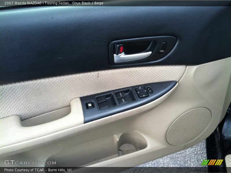 Onyx Black / Beige 2007 Mazda MAZDA6 i Touring Sedan