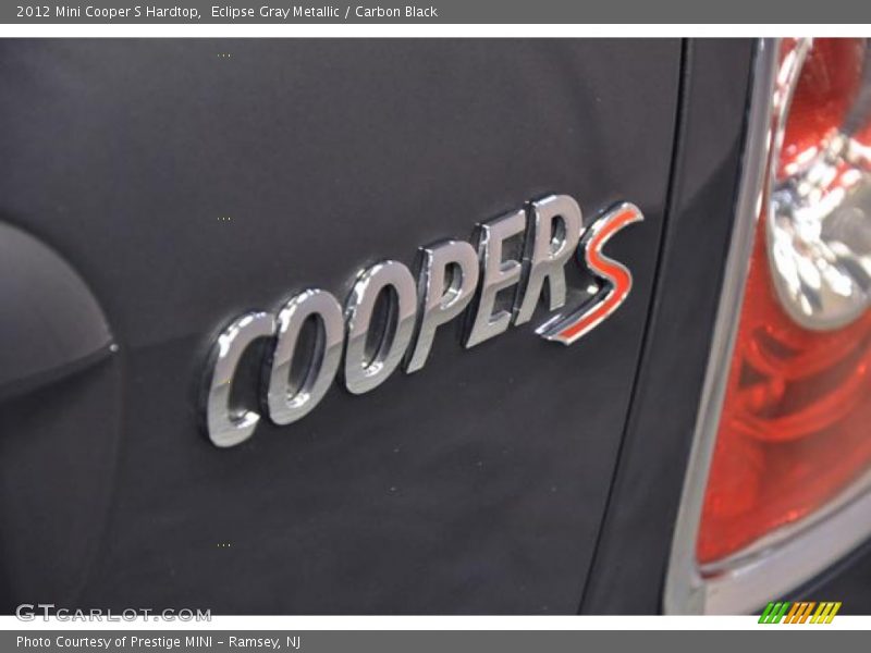 Eclipse Gray Metallic / Carbon Black 2012 Mini Cooper S Hardtop