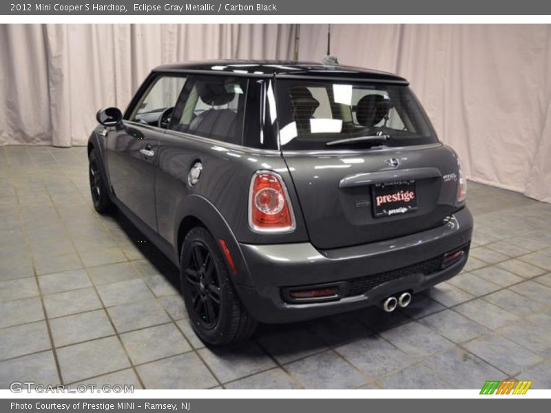 Eclipse Gray Metallic / Carbon Black 2012 Mini Cooper S Hardtop