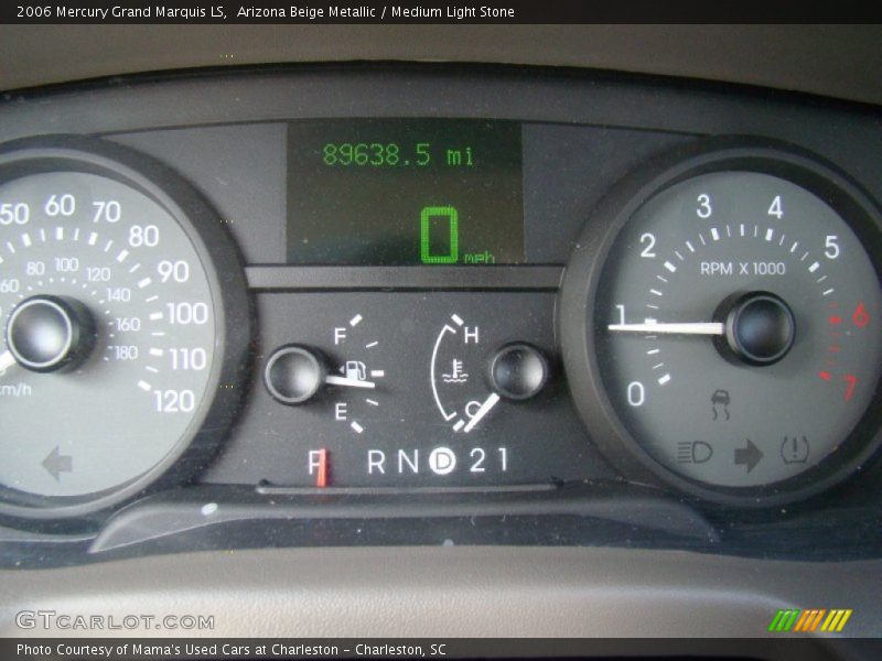 Arizona Beige Metallic / Medium Light Stone 2006 Mercury Grand Marquis LS
