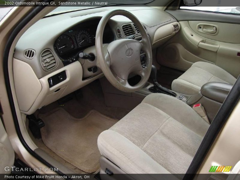 Sandstone Metallic / Neutral 2002 Oldsmobile Intrigue GX