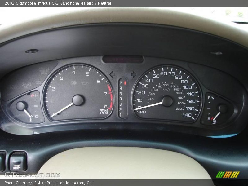 Sandstone Metallic / Neutral 2002 Oldsmobile Intrigue GX