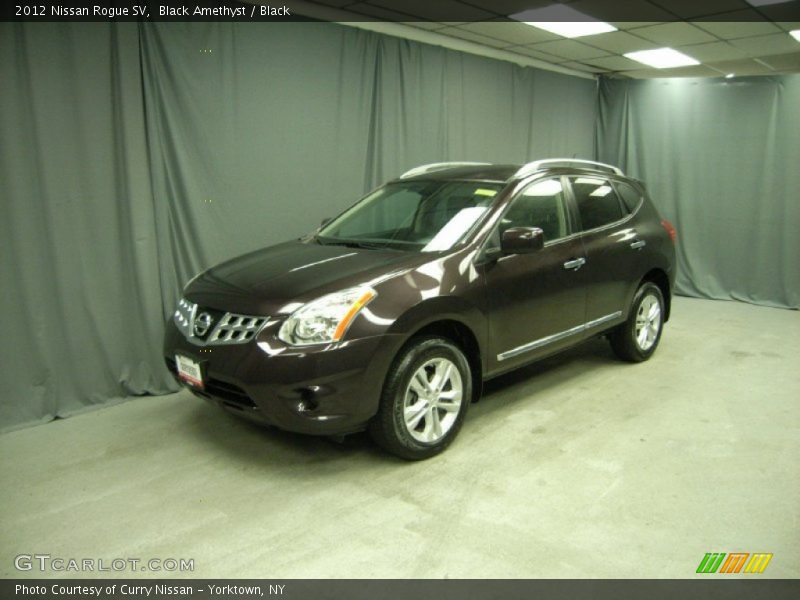 Black Amethyst / Black 2012 Nissan Rogue SV