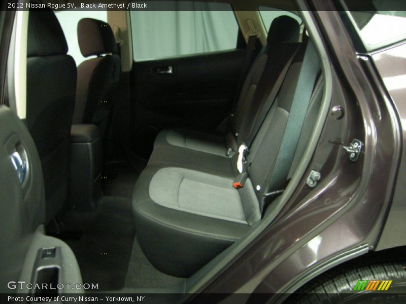 Black Amethyst / Black 2012 Nissan Rogue SV