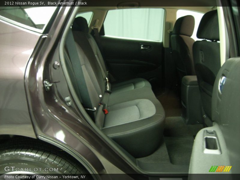 Black Amethyst / Black 2012 Nissan Rogue SV