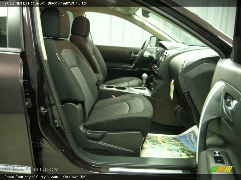 Black Amethyst / Black 2012 Nissan Rogue SV