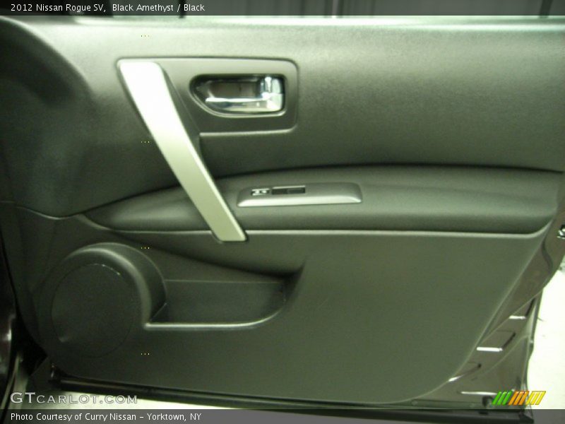 Black Amethyst / Black 2012 Nissan Rogue SV