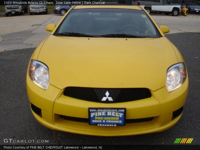 Solar Satin Yellow / Dark Charcoal 2009 Mitsubishi Eclipse GS Coupe