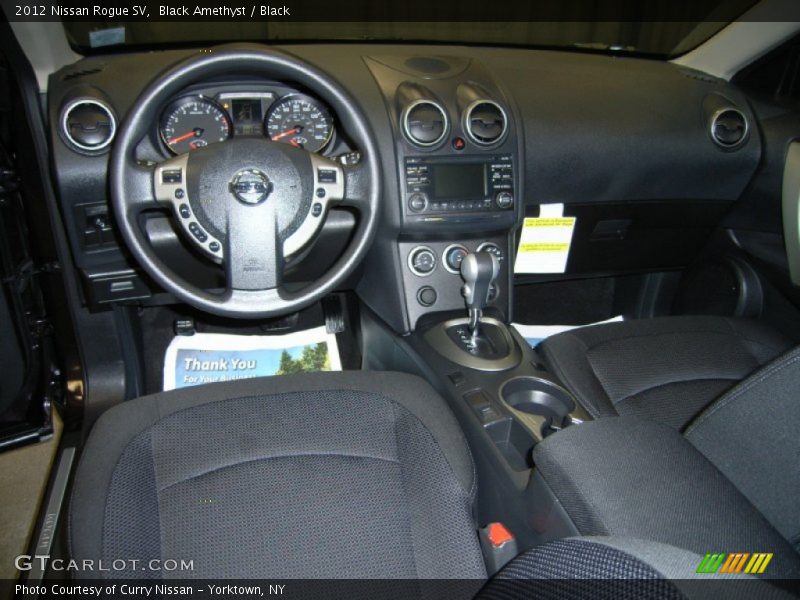 Black Amethyst / Black 2012 Nissan Rogue SV
