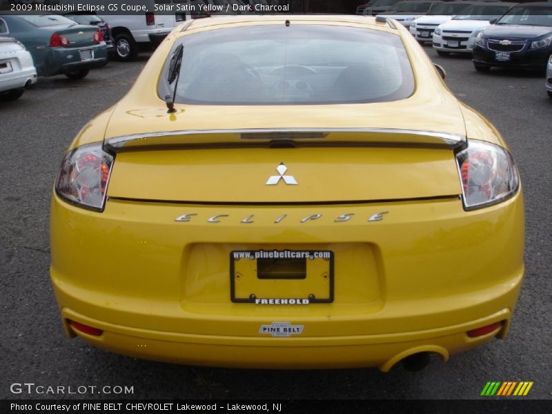 Solar Satin Yellow / Dark Charcoal 2009 Mitsubishi Eclipse GS Coupe
