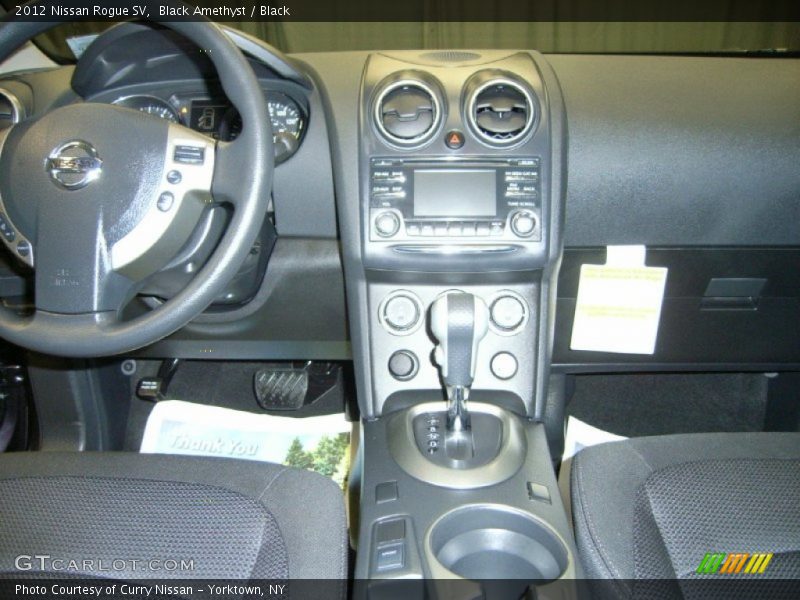 Black Amethyst / Black 2012 Nissan Rogue SV