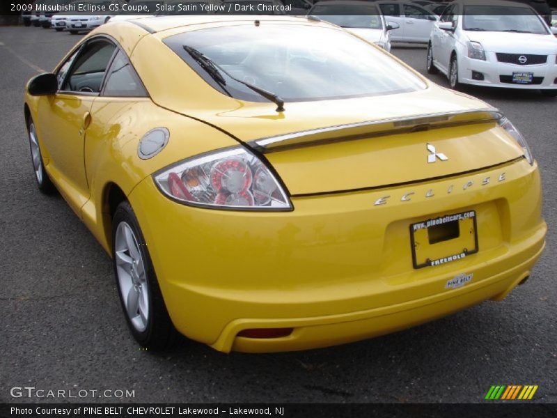 Solar Satin Yellow / Dark Charcoal 2009 Mitsubishi Eclipse GS Coupe