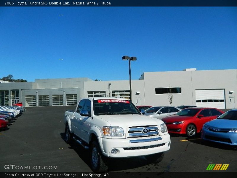 Natural White / Taupe 2006 Toyota Tundra SR5 Double Cab