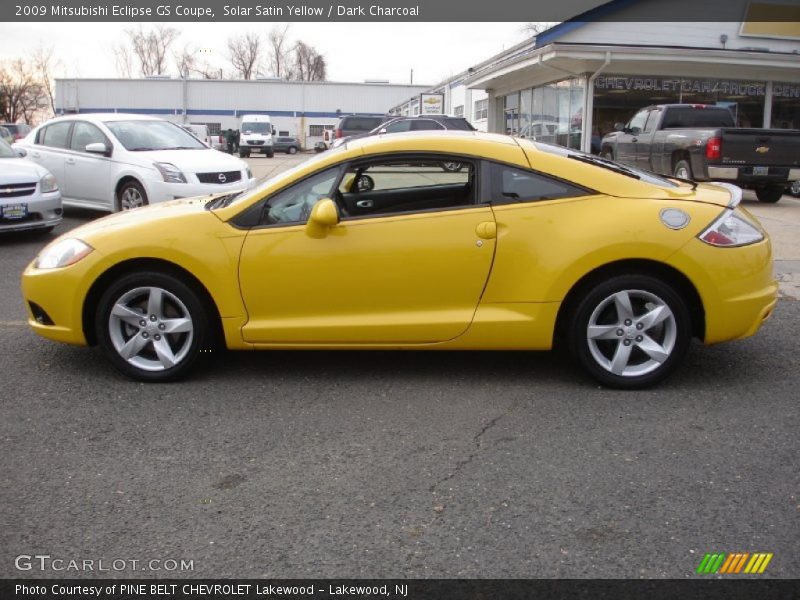 Solar Satin Yellow / Dark Charcoal 2009 Mitsubishi Eclipse GS Coupe