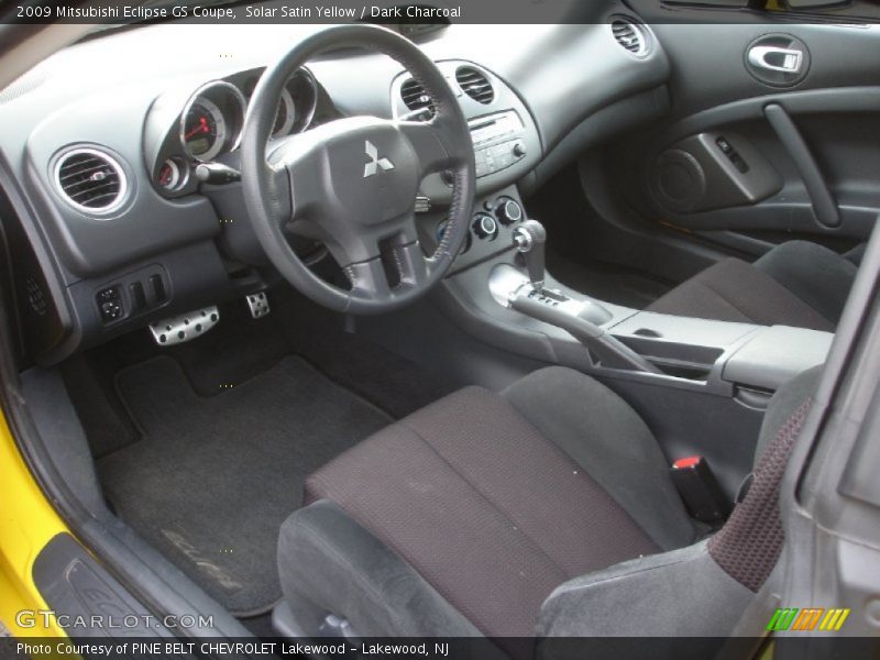 Solar Satin Yellow / Dark Charcoal 2009 Mitsubishi Eclipse GS Coupe