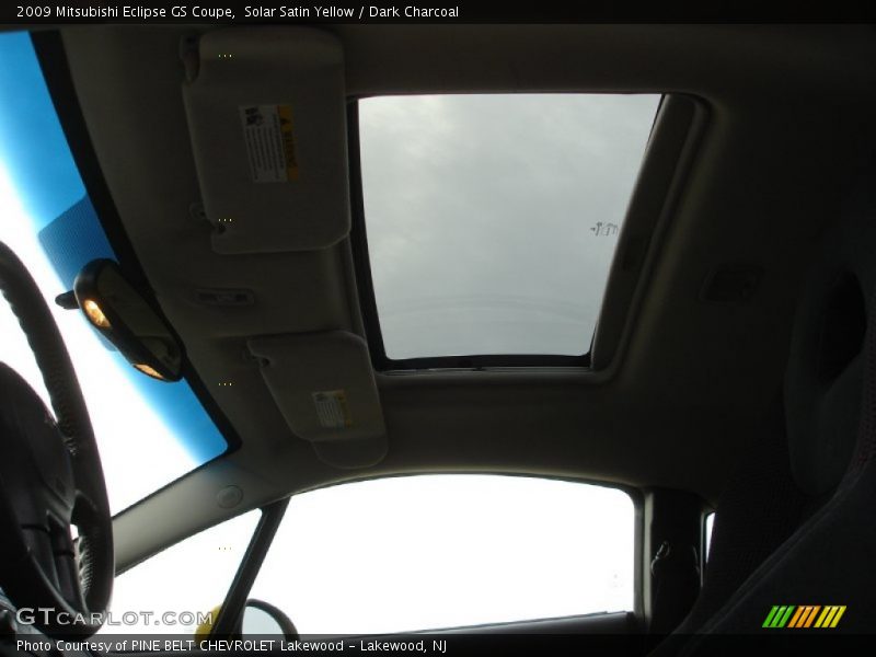 Solar Satin Yellow / Dark Charcoal 2009 Mitsubishi Eclipse GS Coupe