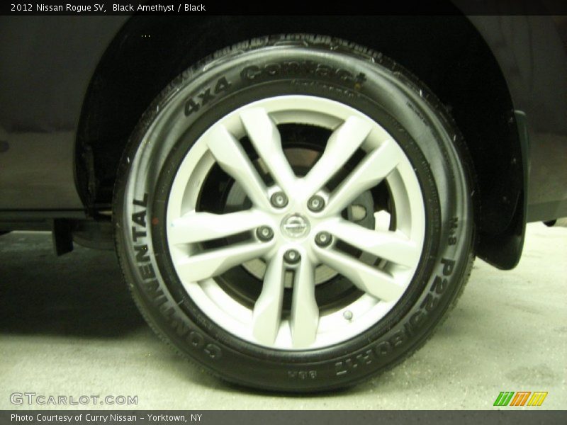 Black Amethyst / Black 2012 Nissan Rogue SV