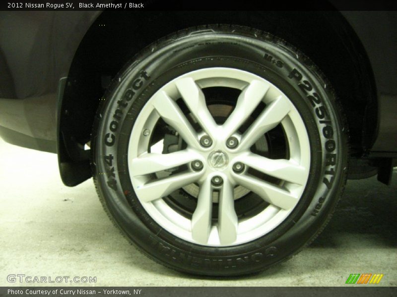 Black Amethyst / Black 2012 Nissan Rogue SV