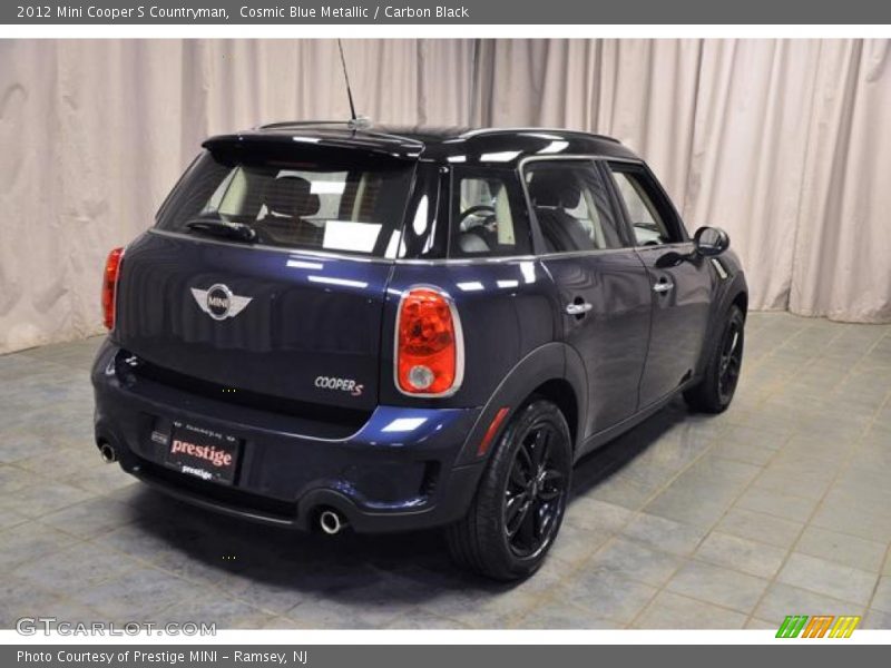 Cosmic Blue Metallic / Carbon Black 2012 Mini Cooper S Countryman