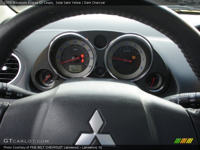 Solar Satin Yellow / Dark Charcoal 2009 Mitsubishi Eclipse GS Coupe