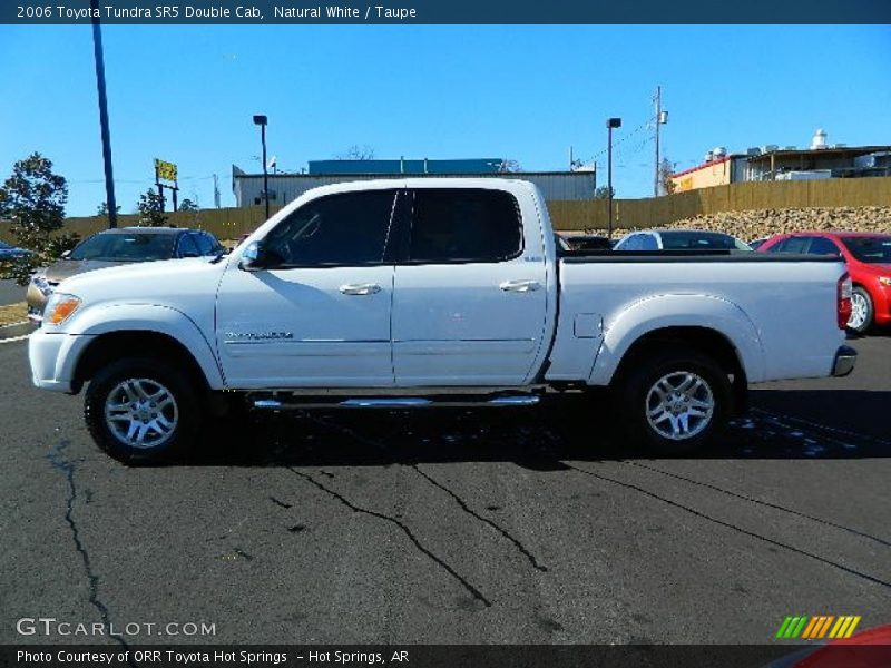 Natural White / Taupe 2006 Toyota Tundra SR5 Double Cab