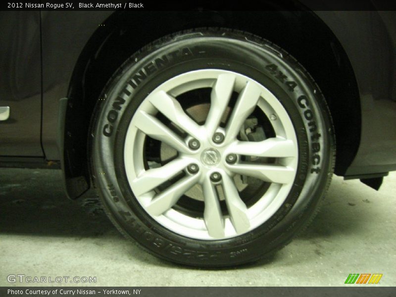 Black Amethyst / Black 2012 Nissan Rogue SV