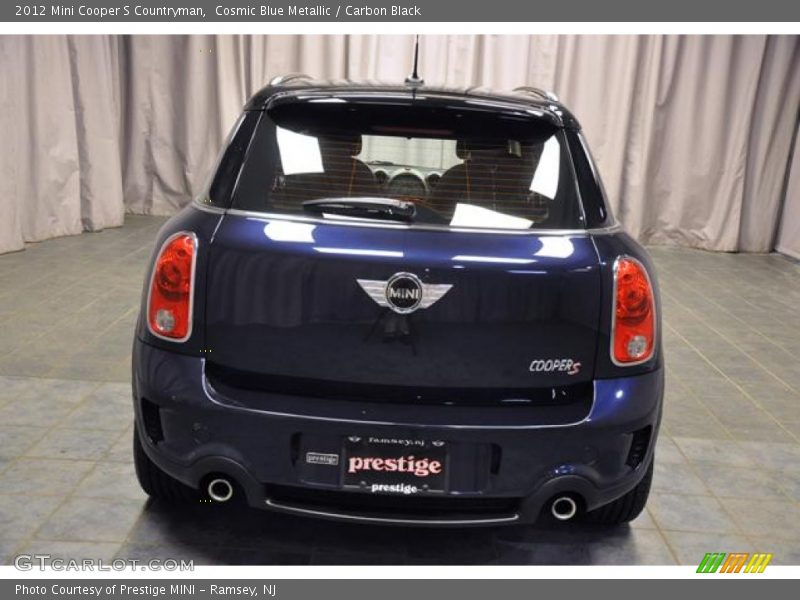Cosmic Blue Metallic / Carbon Black 2012 Mini Cooper S Countryman