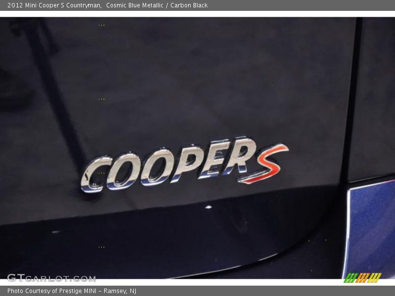 Cosmic Blue Metallic / Carbon Black 2012 Mini Cooper S Countryman