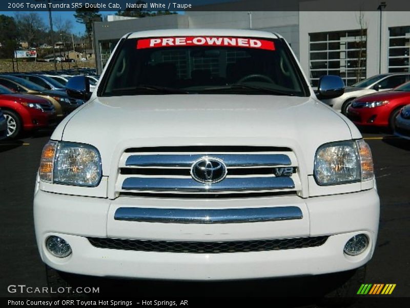 Natural White / Taupe 2006 Toyota Tundra SR5 Double Cab
