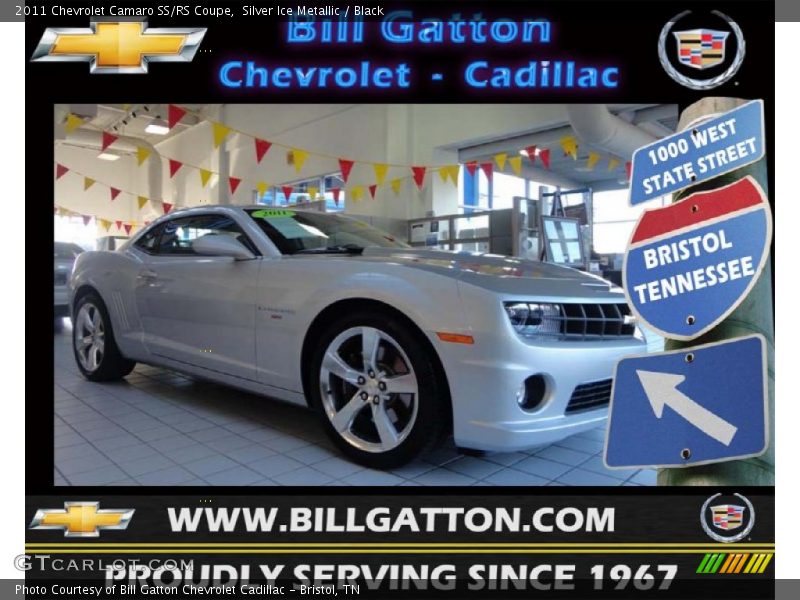 Silver Ice Metallic / Black 2011 Chevrolet Camaro SS/RS Coupe