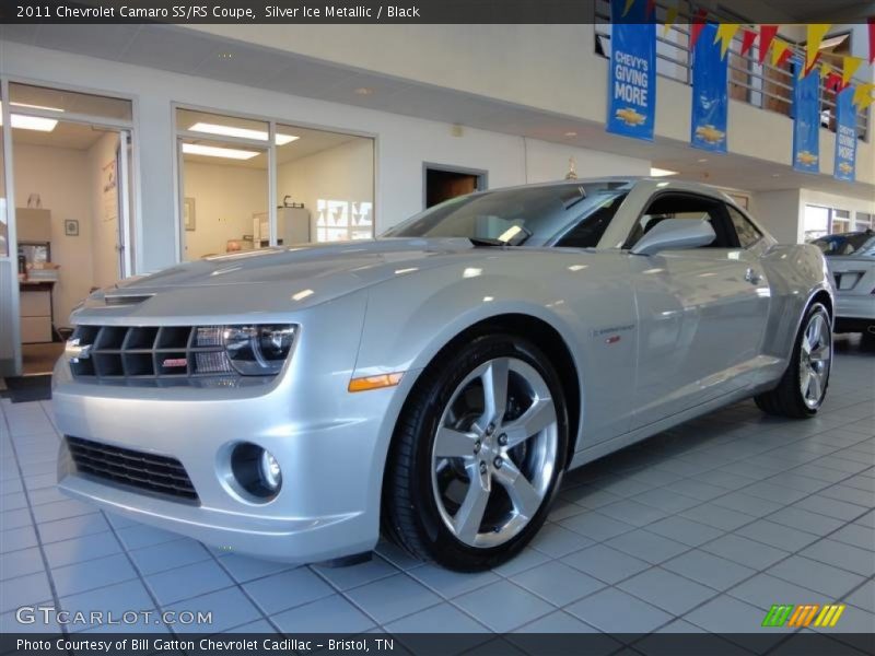 Silver Ice Metallic / Black 2011 Chevrolet Camaro SS/RS Coupe