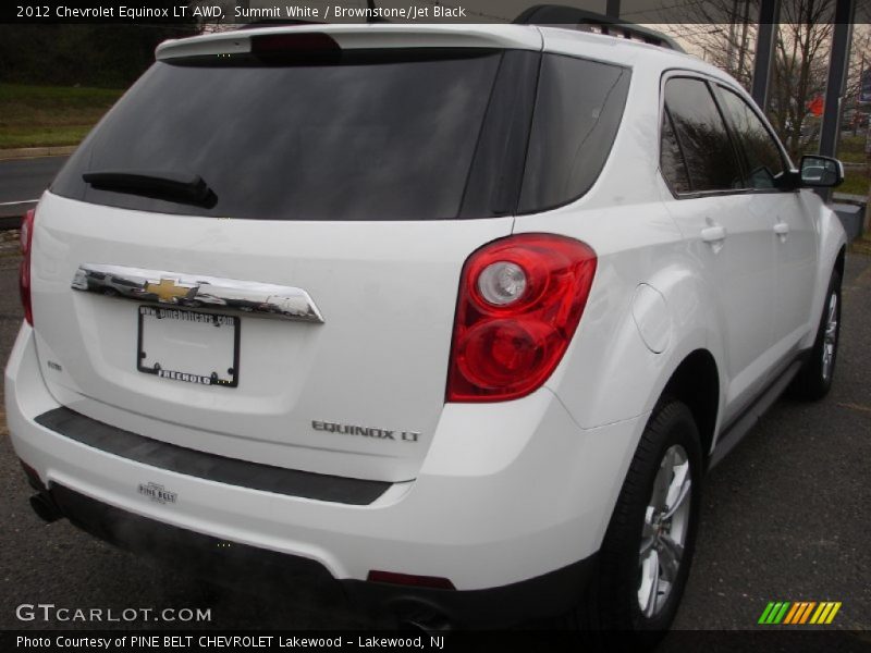 Summit White / Brownstone/Jet Black 2012 Chevrolet Equinox LT AWD