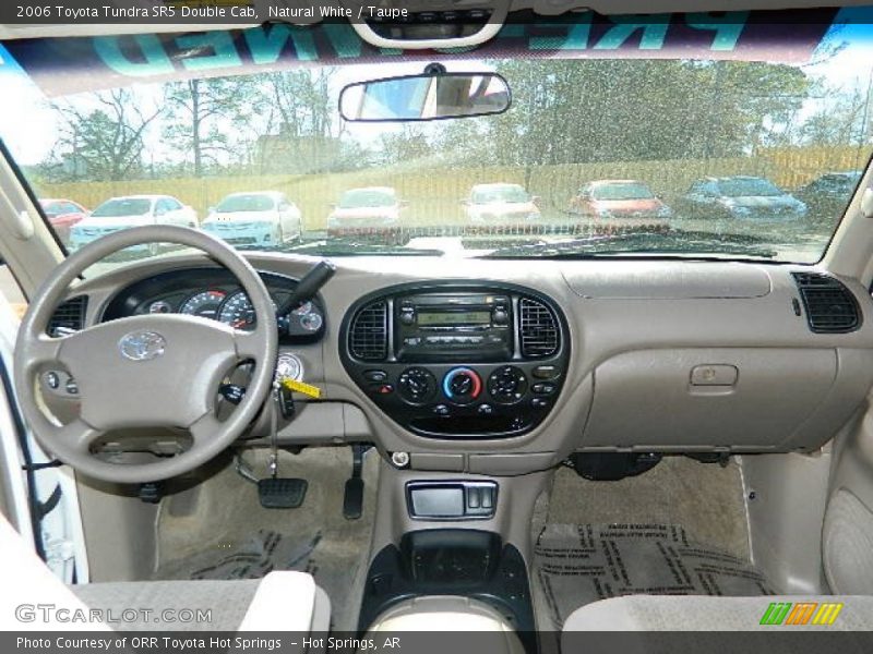 Natural White / Taupe 2006 Toyota Tundra SR5 Double Cab