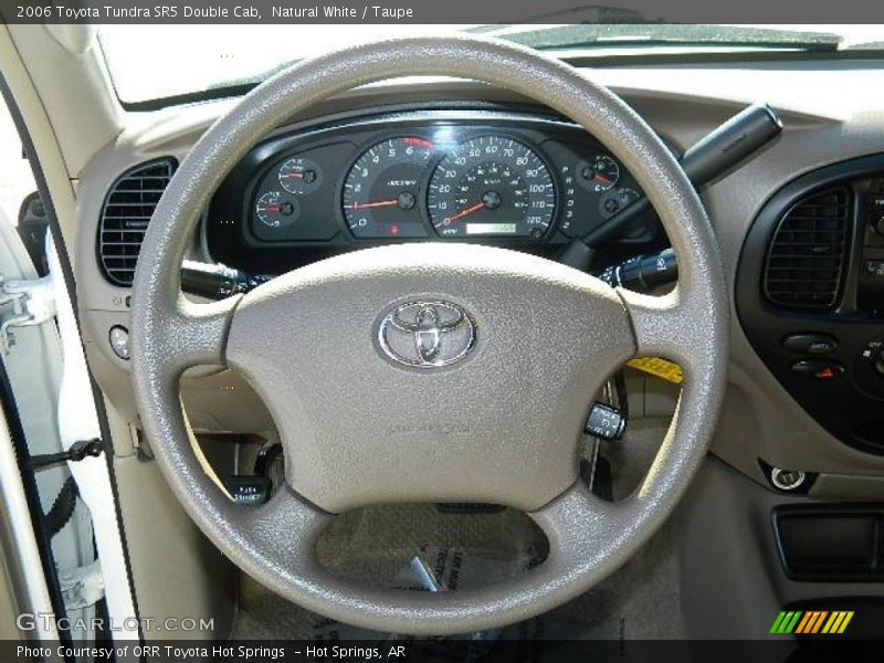 Natural White / Taupe 2006 Toyota Tundra SR5 Double Cab