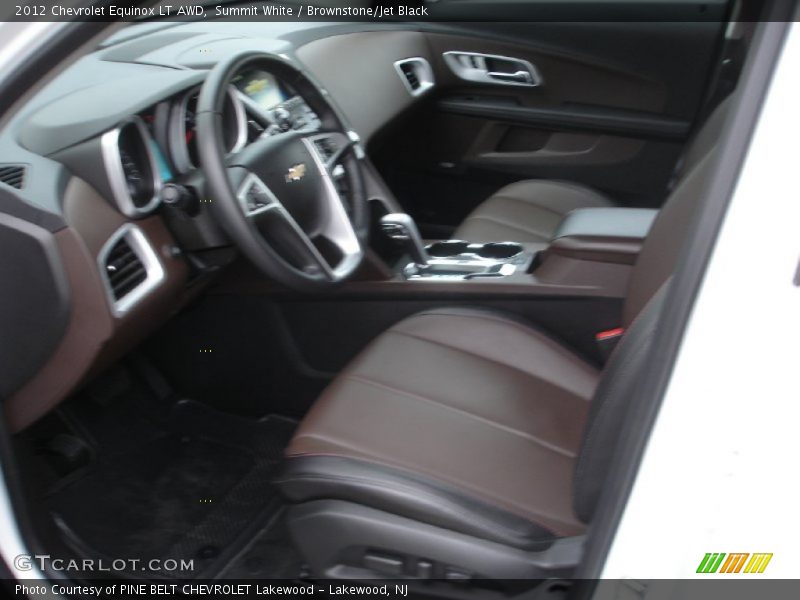 Summit White / Brownstone/Jet Black 2012 Chevrolet Equinox LT AWD