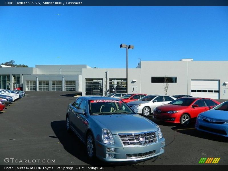 Sunset Blue / Cashmere 2008 Cadillac STS V6