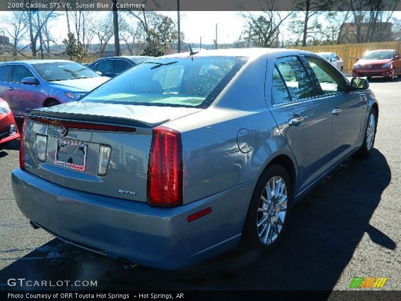 Sunset Blue / Cashmere 2008 Cadillac STS V6